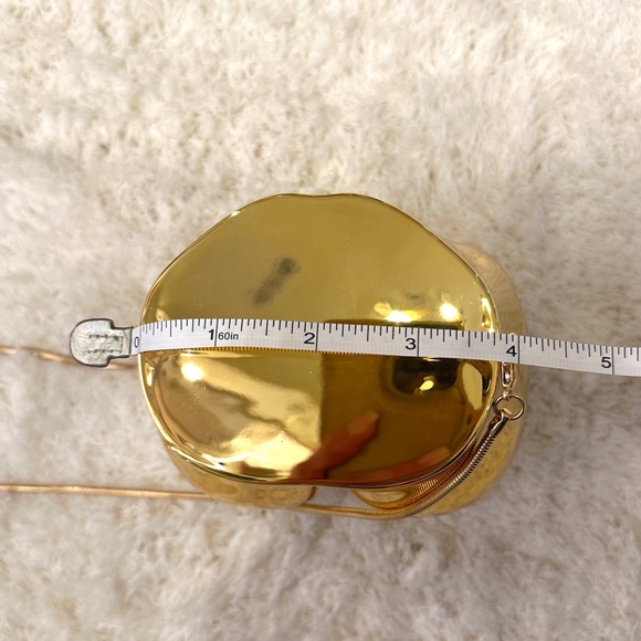 Mew Mews Acrylic Butt Bag in Gold - Picture 8 of 8